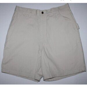 1990s Walt Disney Work Khaki Mom Shorts Tan All Cotton 8 Fits like 4 NWT NOS